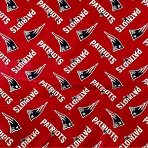 44 inch NFL Patriots Cotton Red
Fabric BTY
